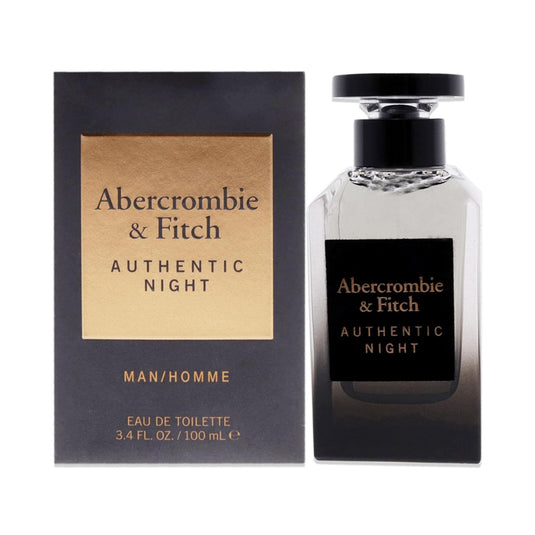 Abercrombie & Fitch Authentic Night EDT 3.4 Oz 100 ml