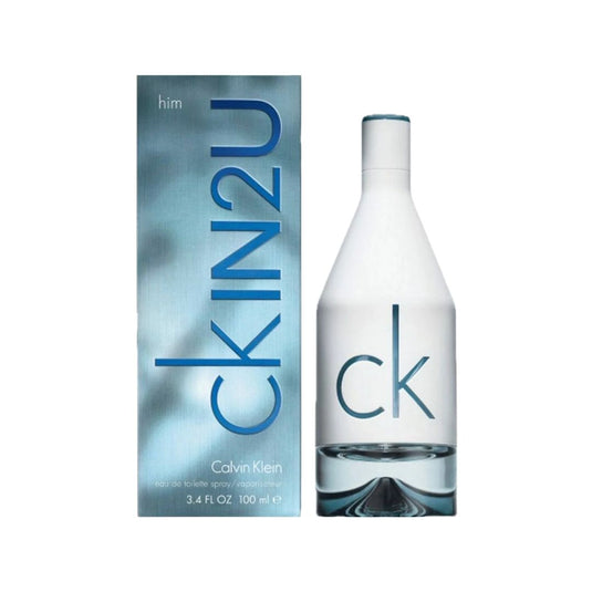 Ck In2u EDT by Calvin Klein Men 3.4 Oz 100 ml