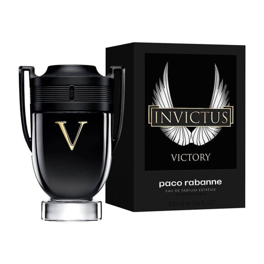 Invictus Victory by Paco Rabanne EDP Men 1.7 Oz 50 ml - a bold cologne blending fresh citrus, spicy amber, and woody notes