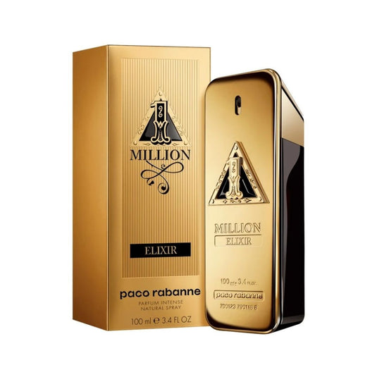 Paco Rabanne 1 Million Elixir Parfum Intense Men 3.4 Oz 100 ml - a luxurious and powerful cologne for Men, ideal for evening wear.