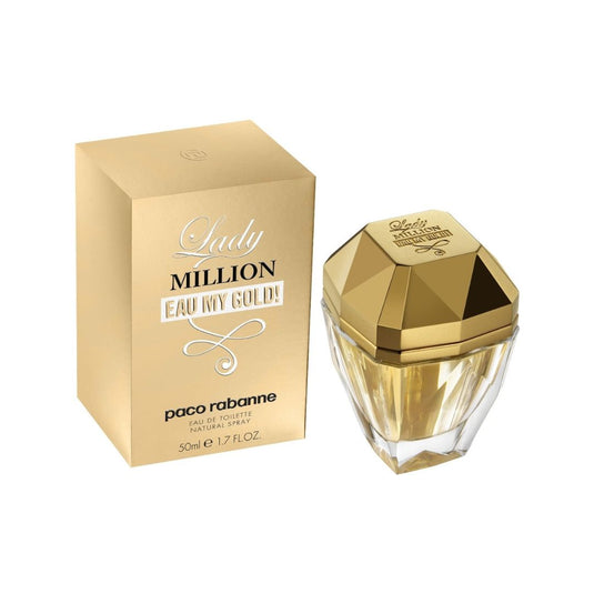 Paco Rabanne Lady Million Eau My Gold EDT Women 1.7 Oz 50 ml