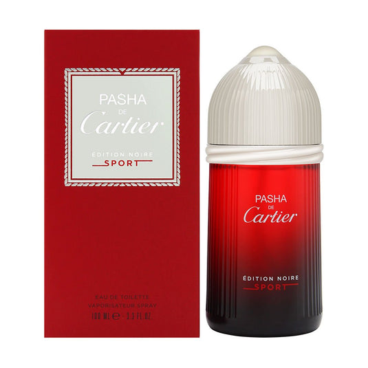 Pasha De Cartier Edition Noire Sport by Cartier EDT Men 3.3 Oz 100 ml - a fresh and vibrant fragrance that balances energizing citrus with warm, woody undertones