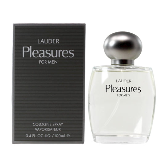Pleasures Men by Estee Lauder EDC 3.4 Oz 100 ml