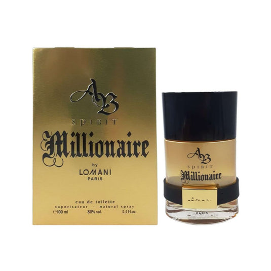 AB Spirit Millionaire EDT by Lomani Men 3.4 oz 100 ml