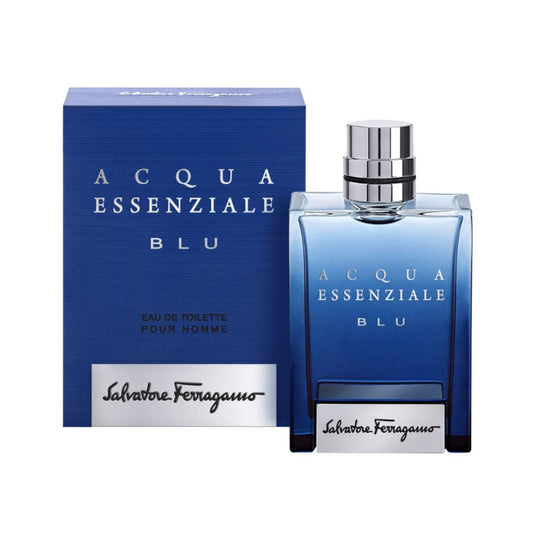 Acqua Essenziale Blu by Salvatore Ferragamo EDT Men 3.4 Oz 100 ml - A fresh and Aquatic Fragrance