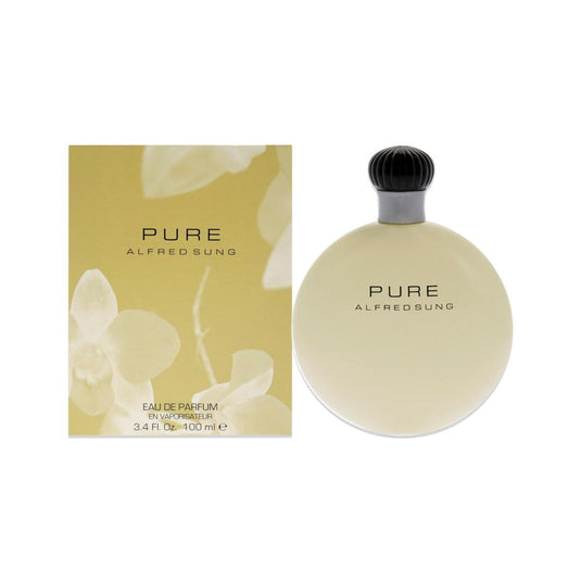 Alfred Sung Pure EDP Women 3.4 Oz 100 ml - a graceful fragrance that embodies the beauty of simplicity, ideal for everyday wear