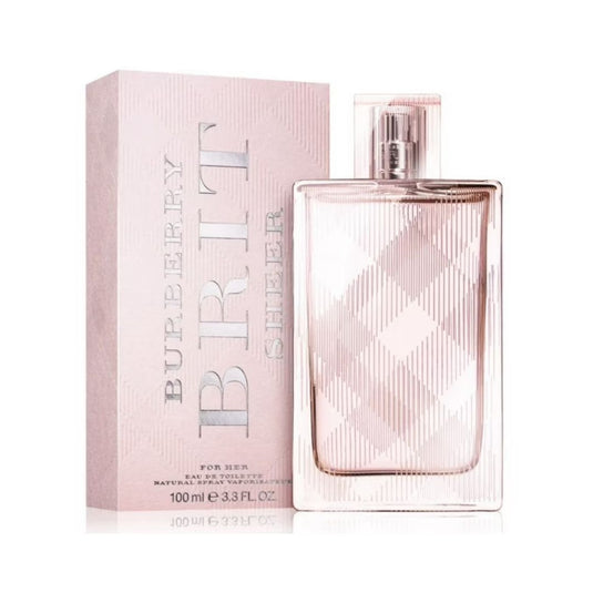 Burberry Brit Sheer EDT Women 3.4 Oz 100 ml