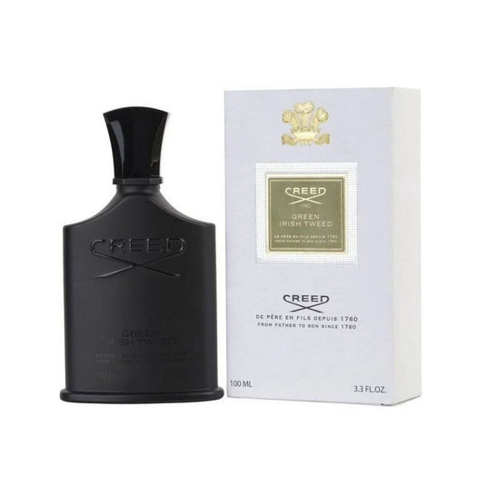 Creed Green Irish Tweed EDP Men 3.4 Oz 100 ml - a timeless and sophisticated fragrance that embodies the essence of classic elegance and refinement