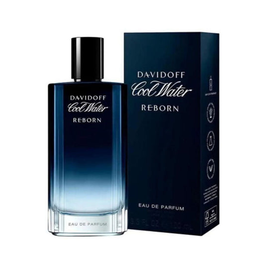 Davidoff Cool Water Reborn EDP Men 3.4 Oz 100 ml - an energetic Cologne with a blend of bergamot, rosemary and Haitian vetiver. Perfect for daytime wear