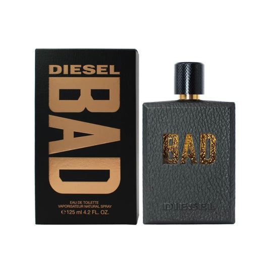 Diesel Bad EDT Men 4.2 Oz 125 ml - A Men's Fragrance with rich woody and oriental notes.