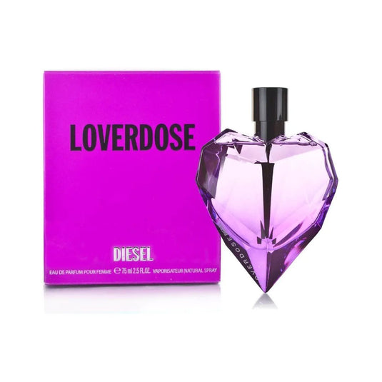 Diesel Loverdose EDP Women 2.5 Oz 75 ml- A Magnetic fragrance with spicy, floral and gourmand notes.