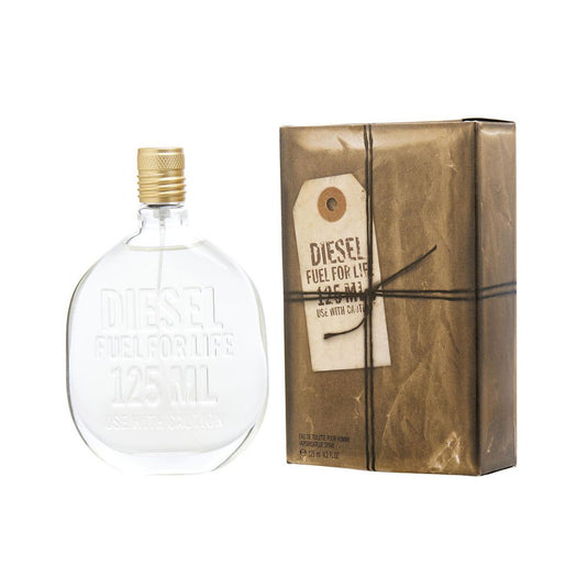 Diesel Fuel For Life EDT Men 4.2 Oz 125 ml - A refined men's fragrance with spicy and woody aromatic notes.