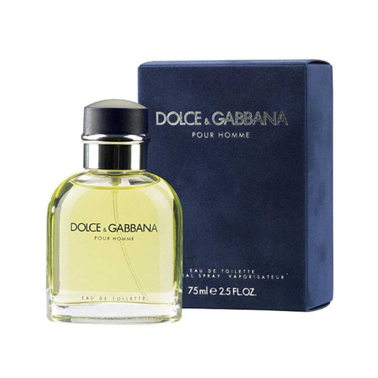 Dolce & Gabbana Pour Homme EDT Men 2.5 Oz 75 ml - A classic and timeless fragrance