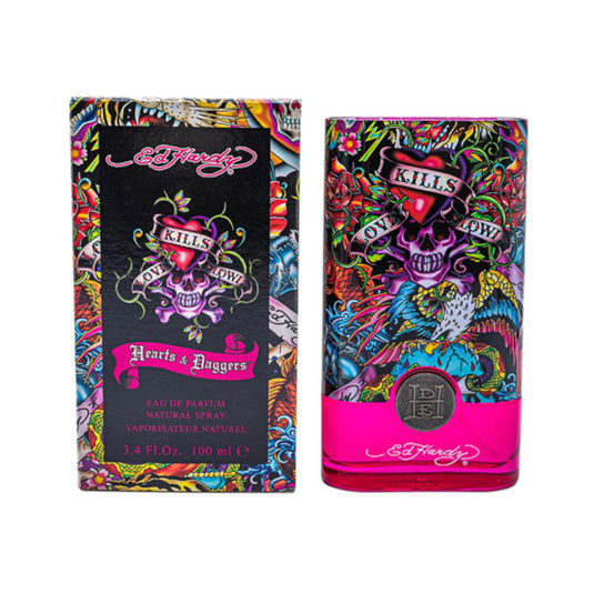 Ed Hardy Hearts & Daggers EDP by Christian Audigier 3.4 Oz 100 ml