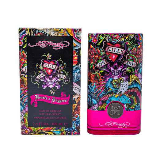 Ed Hardy Hearts & Daggers EDP 3.4 Oz 100 ml