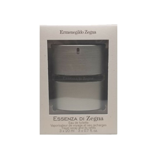 Essenza Di Zegna EDT Men Travel Spray 3 Pcs 20 ml 0.7 Oz