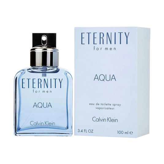 Eternity for Men Aqua by Calvin Klein EDT 3.4 Oz