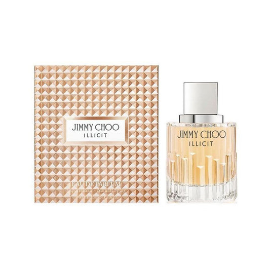 Jimmy Choo Illicit EDP Women 2 oz 60 ml - a daring fragrance blending notes of ginger, rose, and honey-amber