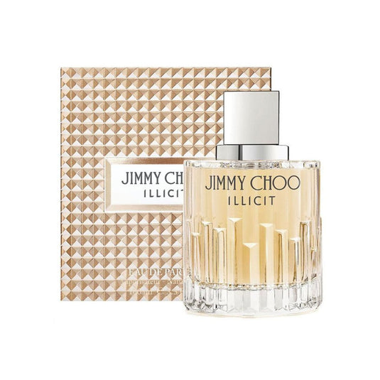 Jimmy Choo Illicit EDP Women 3.4 Oz 100 ml - a daring fragrance blending notes of ginger, rose, and honey-amber