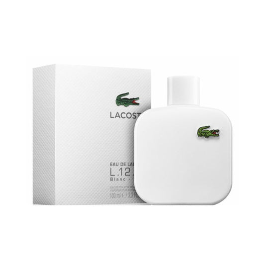 Lacoste Eau De Lacoste L.12.12 Blanc EDT Men 3.3 Oz 100 ml - A fresh and woody men's fragrance for both daytime and evening wear.