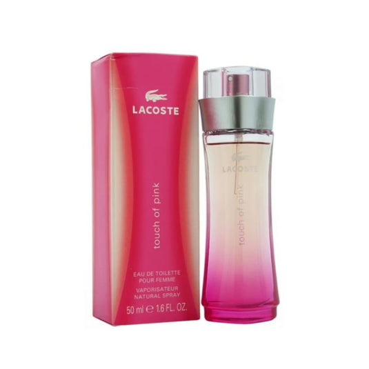 Lacoste Touch Of Pink EDT Women 1.7 Oz 50 ml - A refined floral and fruity fragrance.