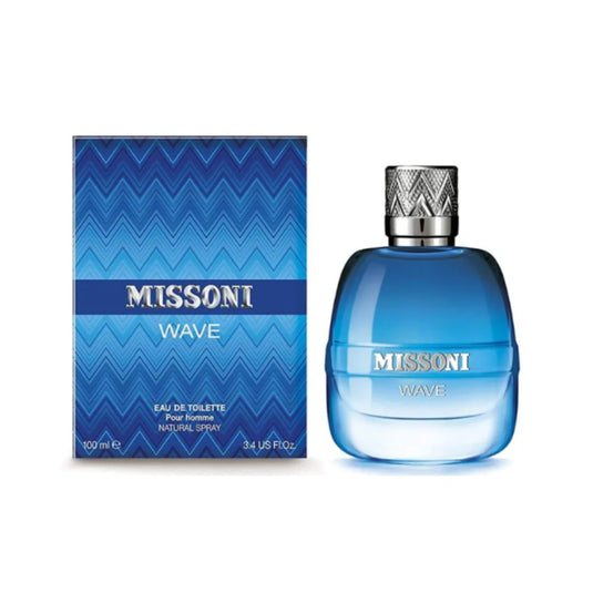 Missoni Wave EDT Men 3.4 Oz 100 ml