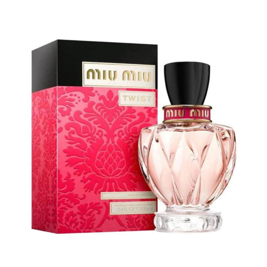 Miu Miu Twist EDP Women 3.4 Oz 100 ml - a vibrant fragrance with blends of fruity, floral, and woody notes making it a perfect choice for everyday wear or special events