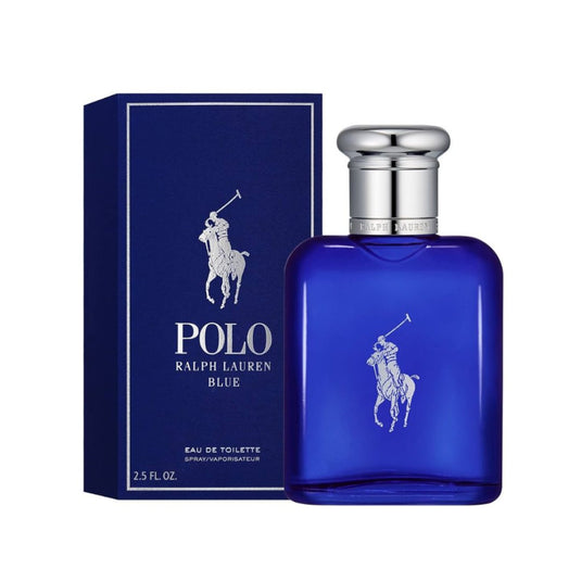 Polo Blue EDT Men by Ralph Lauren 2.5 Oz 75 ml - a light fragrance that exudes a crisp and clean vibe, perfect for daytime wear.