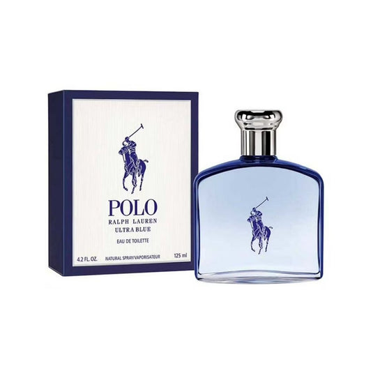 Polo Ultra Blue EDT by Ralph Lauren Men 4.2 Oz 125 ml - a fresh and invigorating fragrance that captures the essence of playfulness