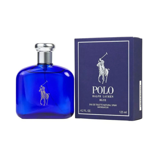 Polo Blue EDT Men by Ralph Lauren 4.2 Oz 125 ml