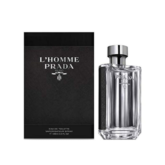 Prada L'Homme EDT Men 3.4 Oz 100 ml - A Rich and Luxurious fragrance perfect for daytime and evening wear.