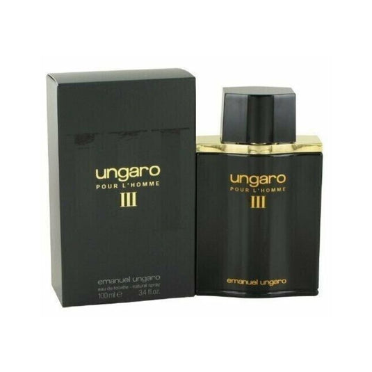 Ungaro Pour L'Homme III EDT Men 3.4 Oz 100 ml