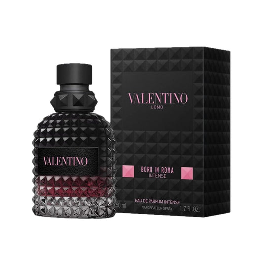 Valentino Uomo Born in Roma Intense EDP Men 1.7 Oz 50 ml - A luxurious Men's Cologne that blends Perfect for evening or formal wear.