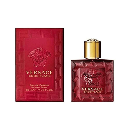 Versace Eros Flame EDP Men 1.7 Oz 50 ml - Featuring bold notes of citrus, black pepper, and tonka bean, this intense fragrance embodies strength