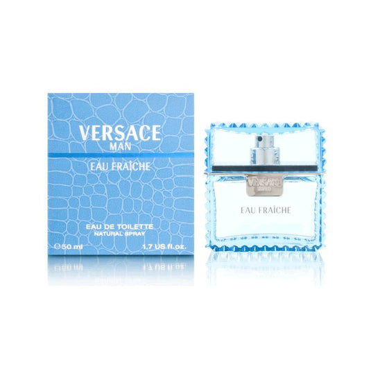 Versace Man Eau Fraiche EDT Men 1.7 Oz 50 ml - With notes of lemon, rosewood, and cedar, this fragrance offers a light and elegant appeal