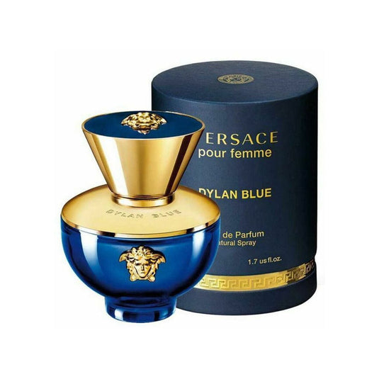 Versace Pour Femme Dylan Blue EDP Women 1.7 Oz 50 ml - a captivating blend of fresh floral, fruity, and woody notes