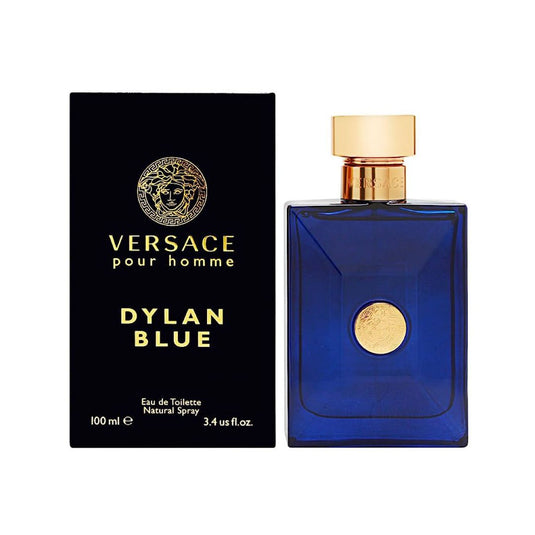 Versace Pour Homme Dylan Blue EDT Men 3.4 Oz 100 ml - a dynamic fragrance that features notes of bergamot, grapefruit, and patchouli