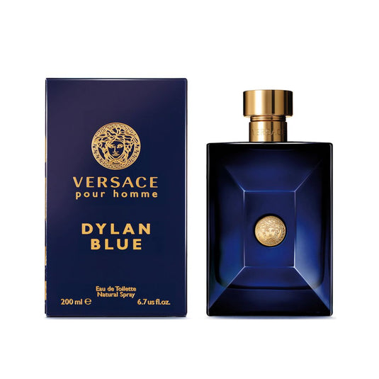 Versace Pour Homme Dylan Blue EDT Men 6.7 Oz 200 ml - a dynamic fragrance that features notes of bergamot, grapefruit, and patchouli