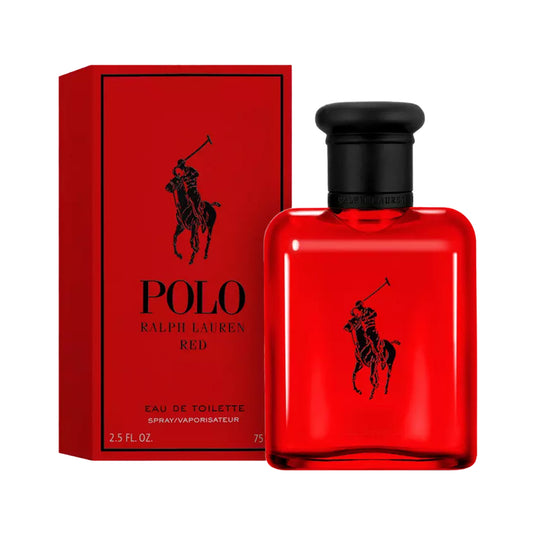 Polo Red EDT Men by Ralph Lauren 2.5 Oz 75 ml