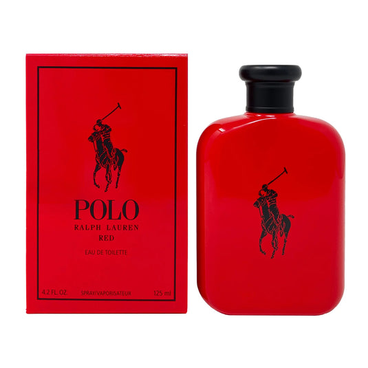 Polo Red EDT Men by Ralph Lauren 4.2 Oz 125 ml